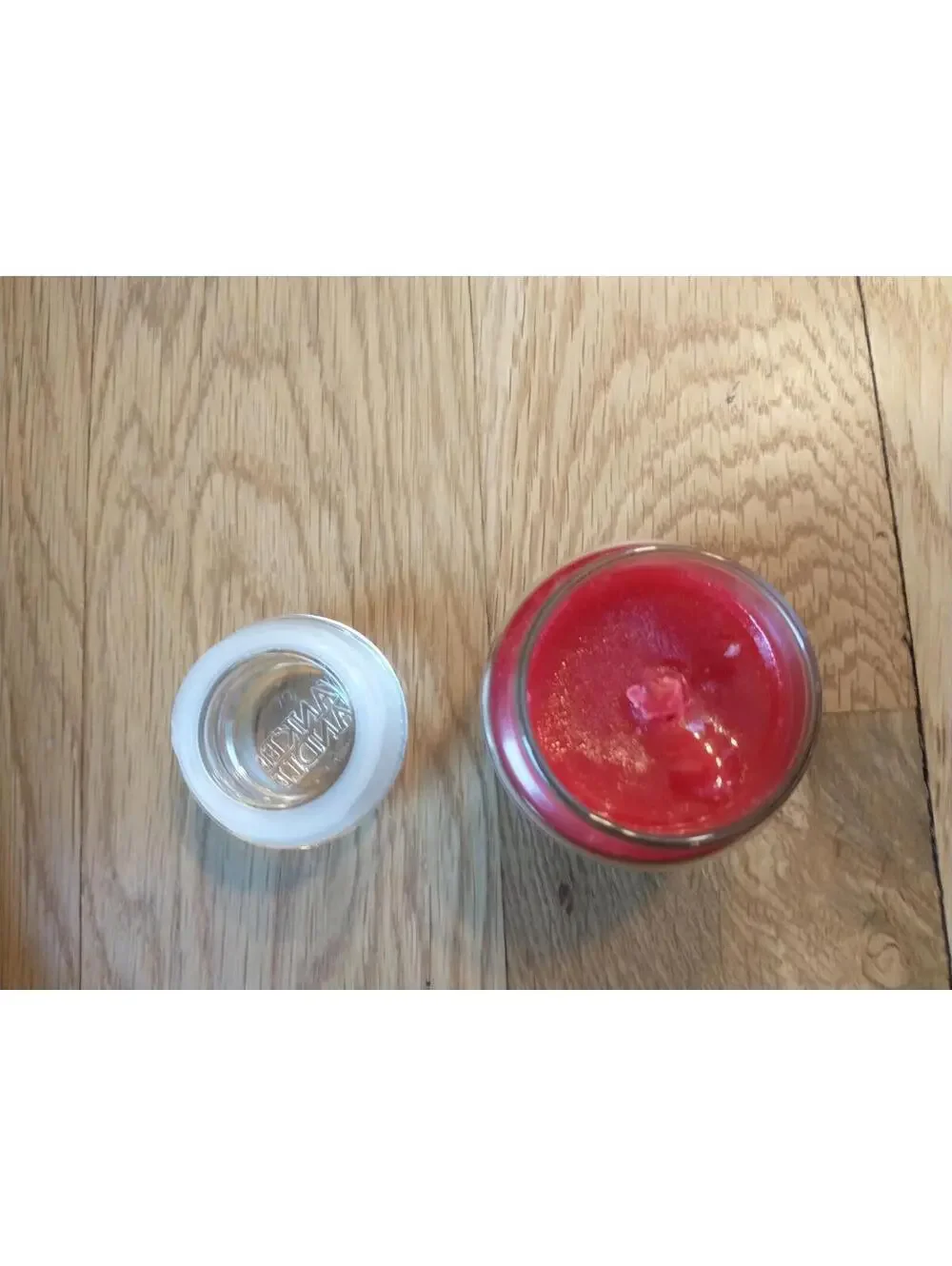 Yankee Candle Wild Cherry Small 3.7oz Jar Burn Time 25-40 Hours Red